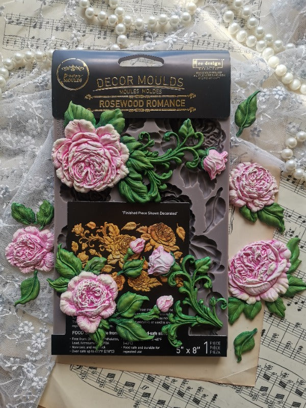 Decor Moulds® – Rosewood Romance – 1 pc, 5″x8″x12mm