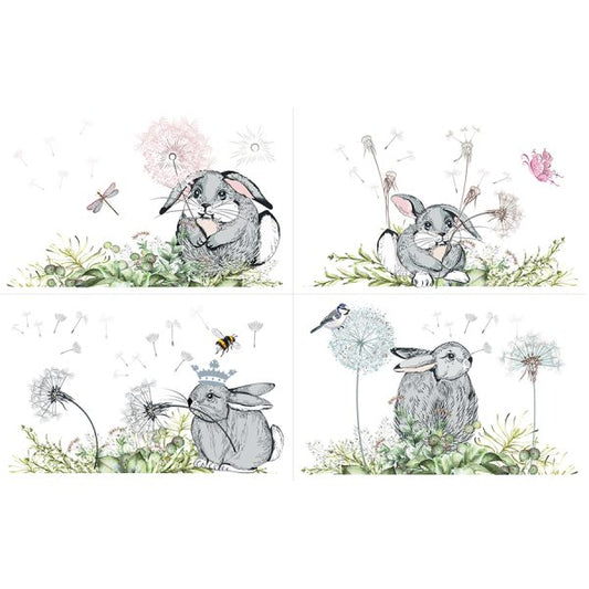 Mes Lupines – Large Cut Into 4 Sheets