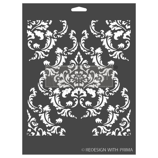 Regal Striae - 3D DECOR STENCILS®  – 1 PC, SHEET SIZE 9″X12″ - Limited Release