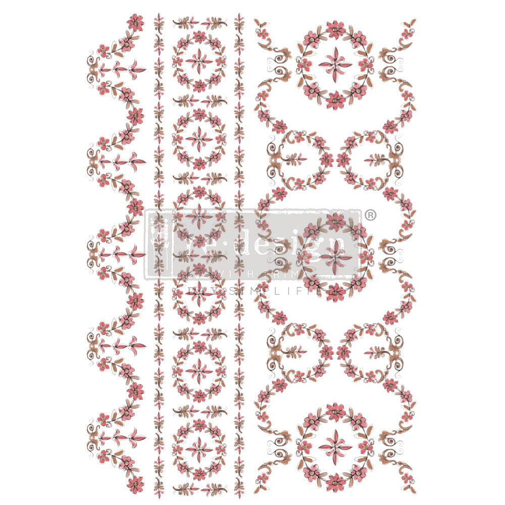 Flower Garden by Annie Sloane from Redesign with Prima Large Transfer
