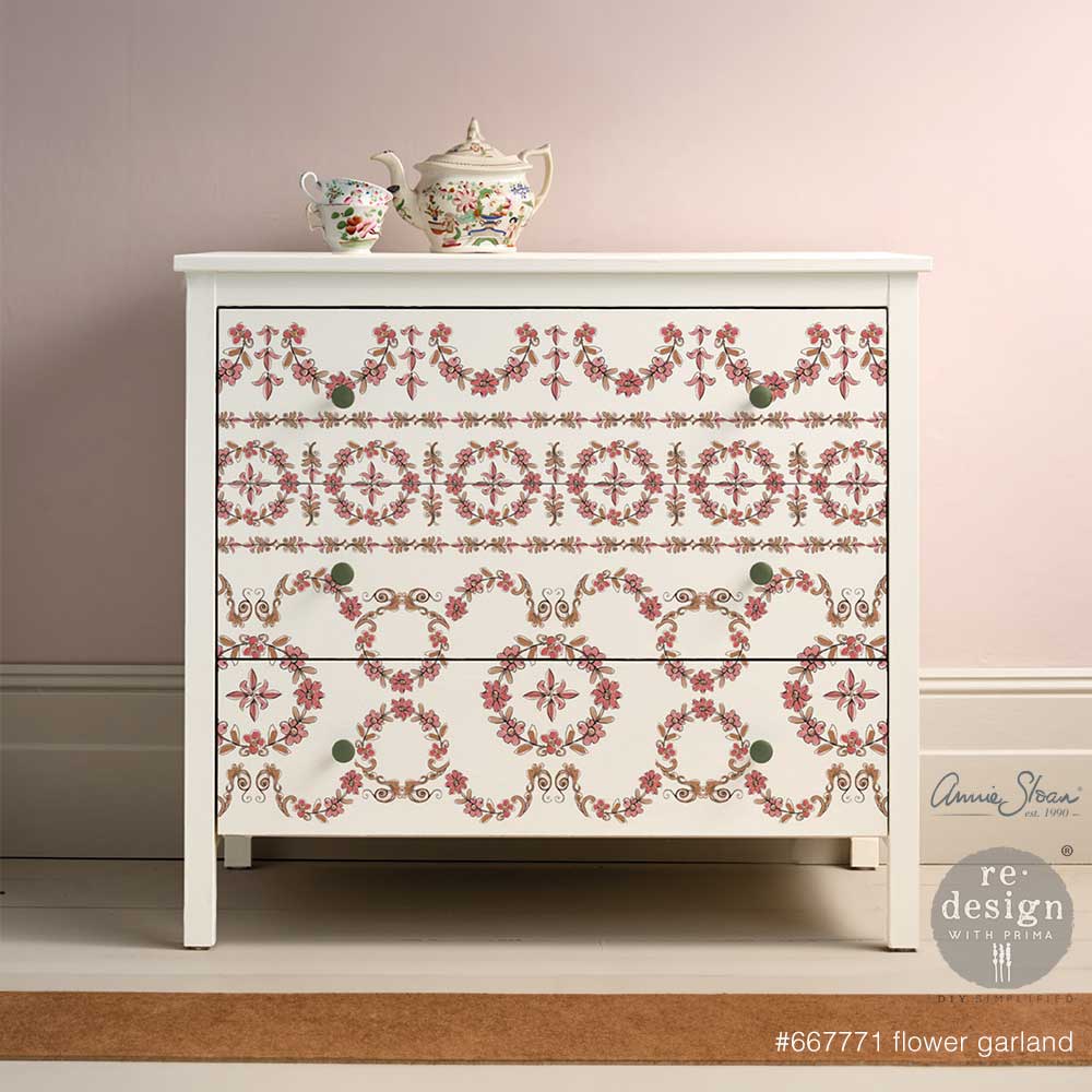 Flower Garden by Annie Sloane from Redesign with Prima Large Transfer