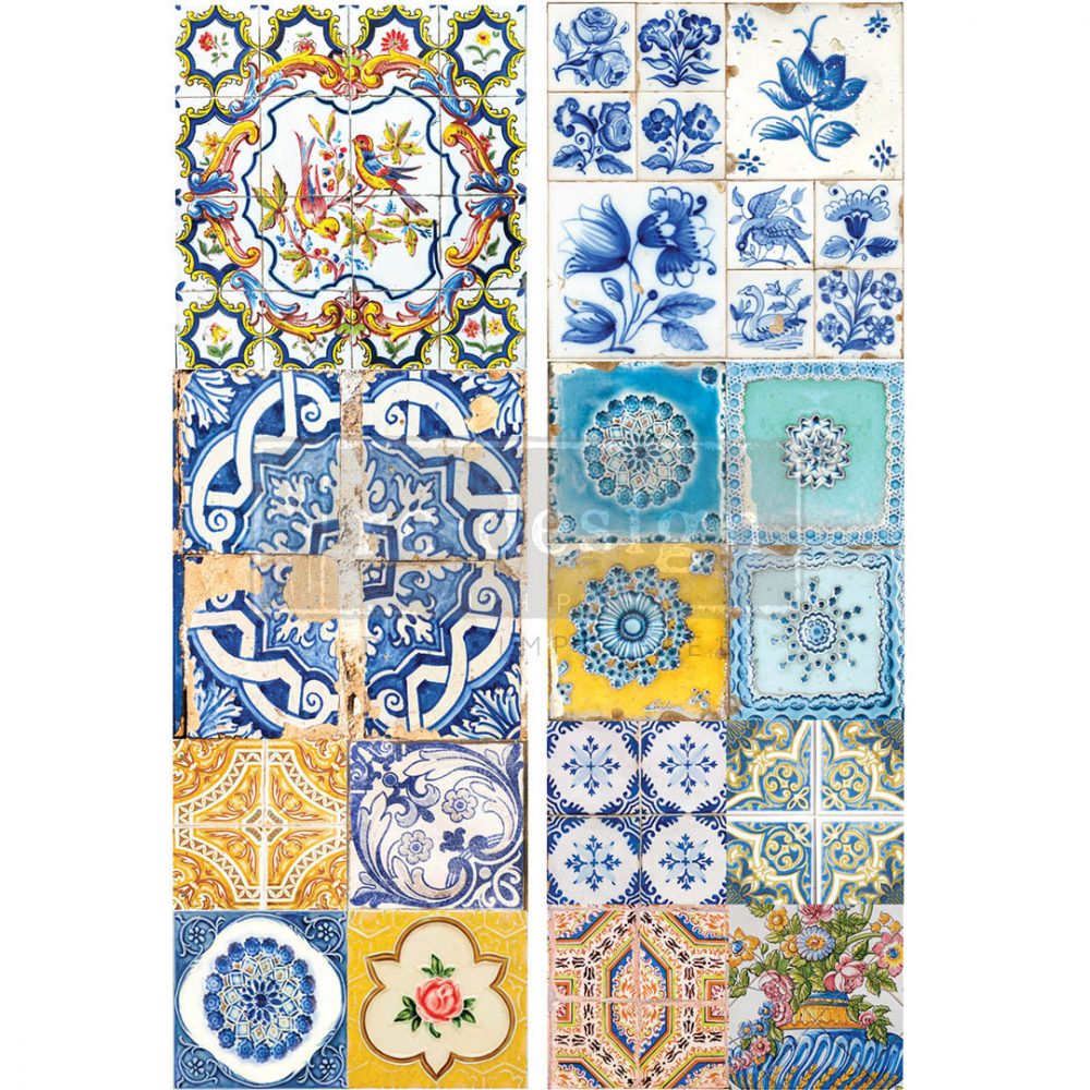 Ceramic Tiles II - Furniture Decal transfer by redesign with Prima!