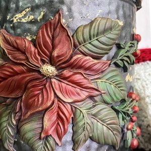 Crimson Blooms - Decor Mould - Redesign with Prima - LIMITED EDITION