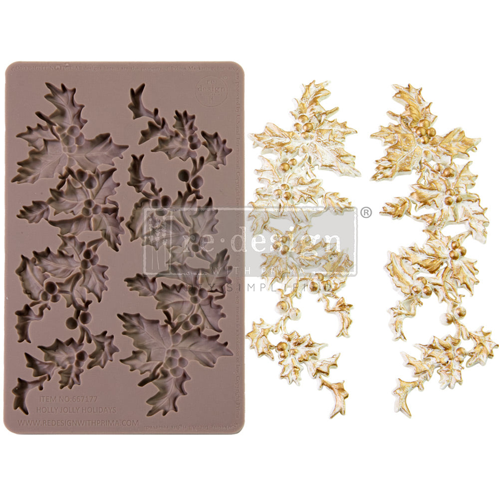 Holly Jolly Holidays- Decor Mould - Redesign with Prima - LIMITED EDITION
