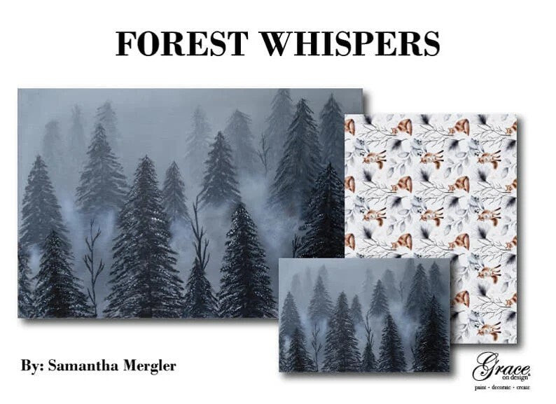 Forest Whispers Decoupage Art Pack by Painting Lady Designs