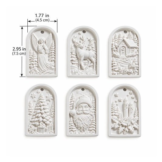 MelodyCast | Paint-Tap-Play Christmas Ornaments (Set of 6)