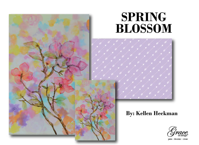 Spring Blossoms Decoupage Art Pack by Painting Lady Designs