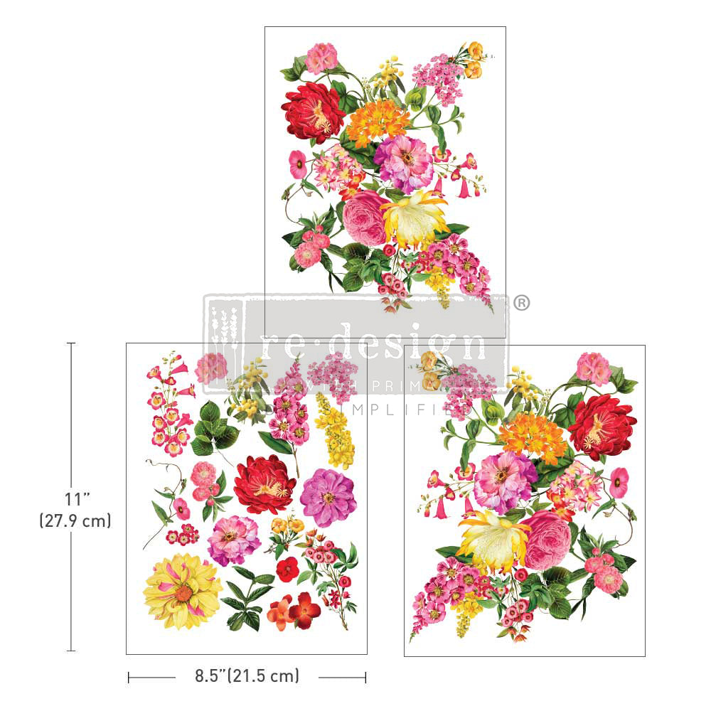 Sunny Glow Middy Transfer - Redesign with Prima - Decor Transfer - Furniture Transfer