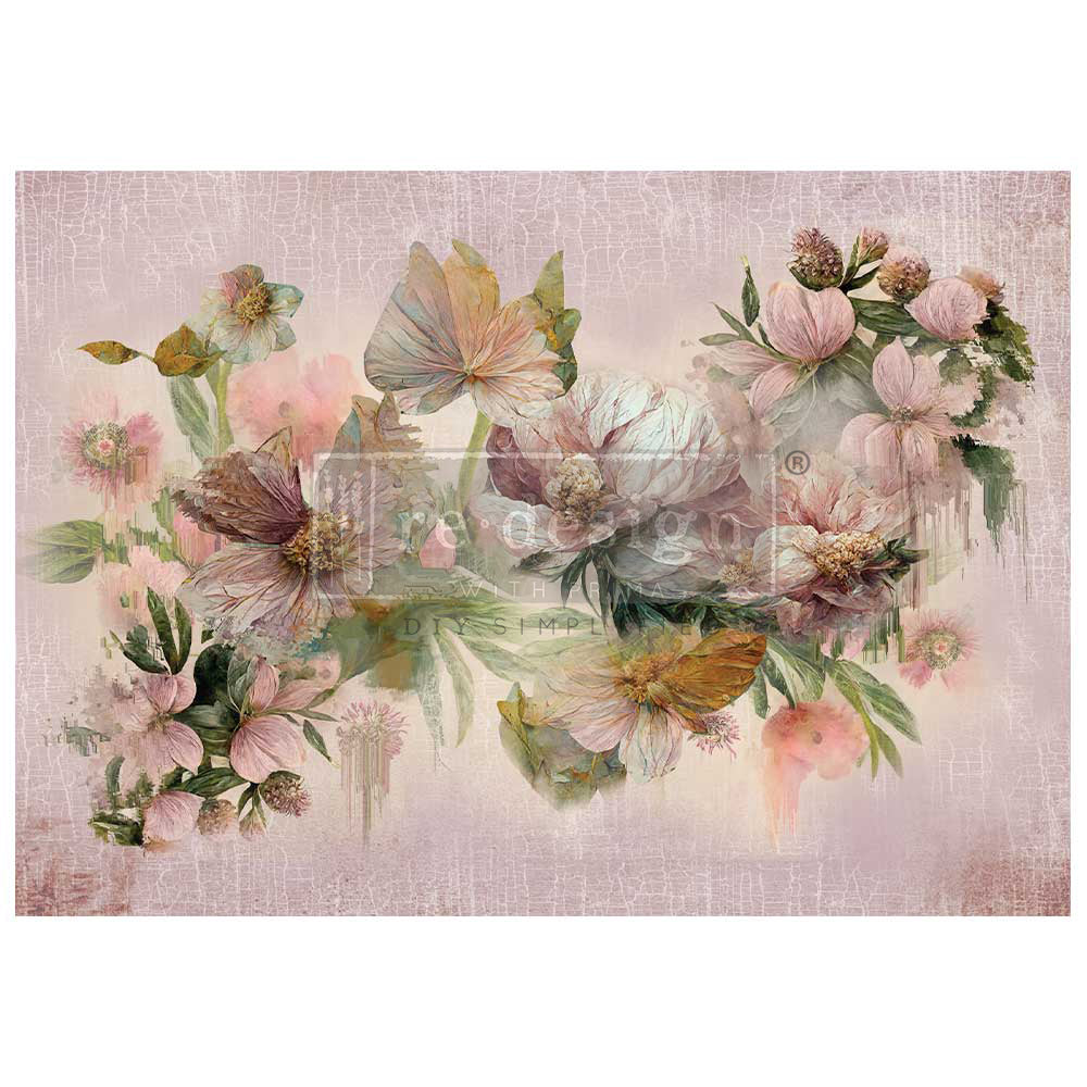 Wisp of Mauve - A1 DECOUPAGE FIBER - Limited Release