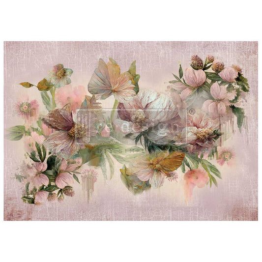 Wisp of Mauve - A1 DECOUPAGE FIBER - Limited Release