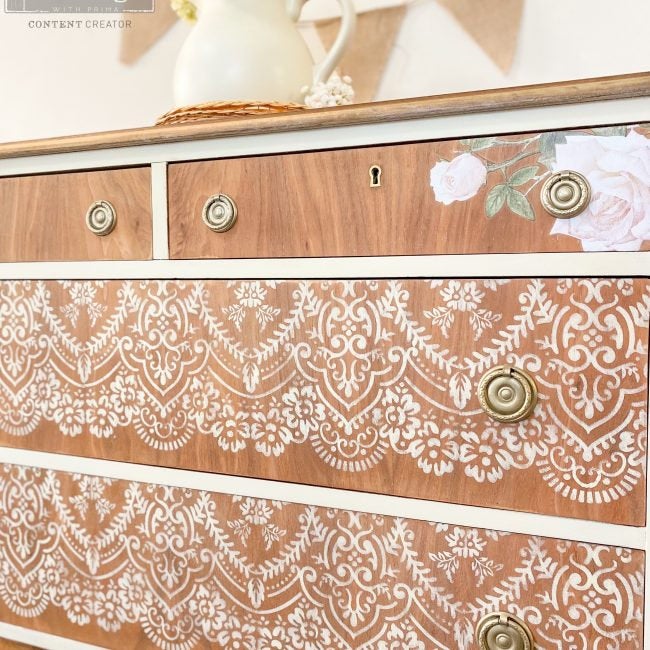 Elegant Lace - Decor Stencil by redesign with Prima!