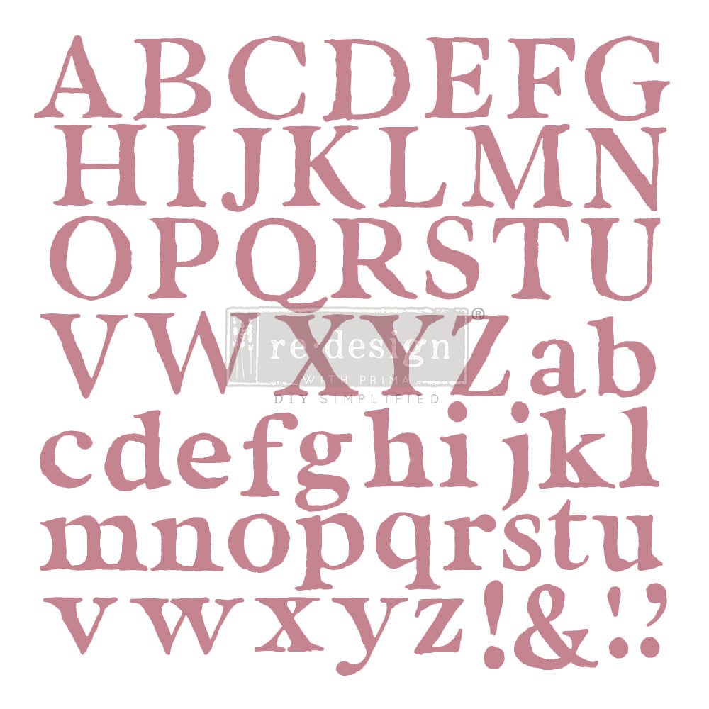 Alpha Decor Stamps! by ReDesign with Prima!