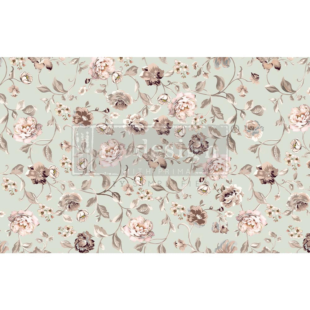 Neutral Florals - Decoupage Paper