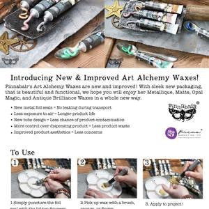 White Gold Prima Art Alchemy Metallique Decor Furniture Wax!