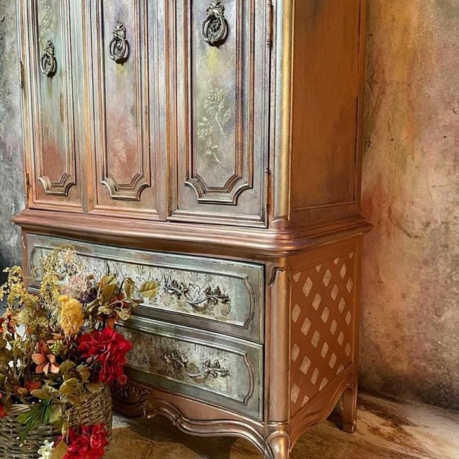 Washed Damask - Decoupage Paper