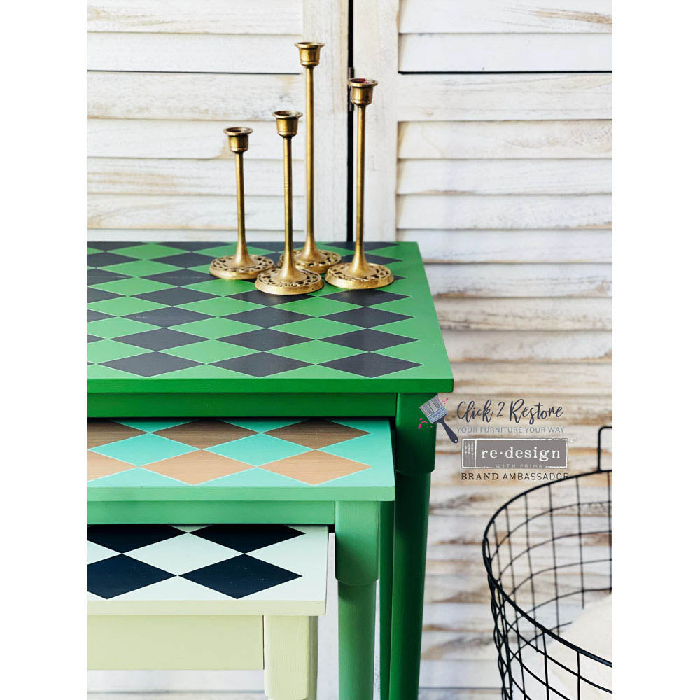 Gold Harlequin - Decal Transfer by Redesign with Prima! SALE