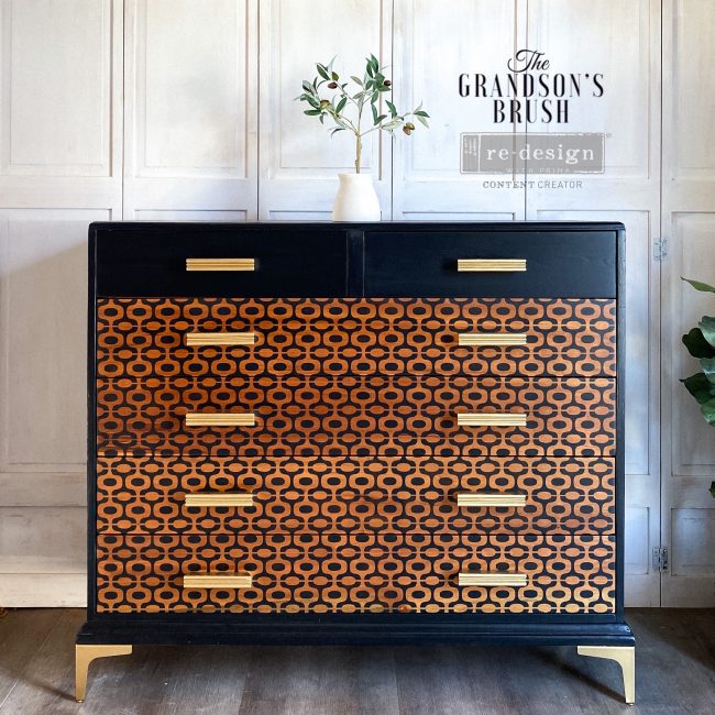 Midcentury Vibes - Stencil 20"x16" by Redesign with Prima!