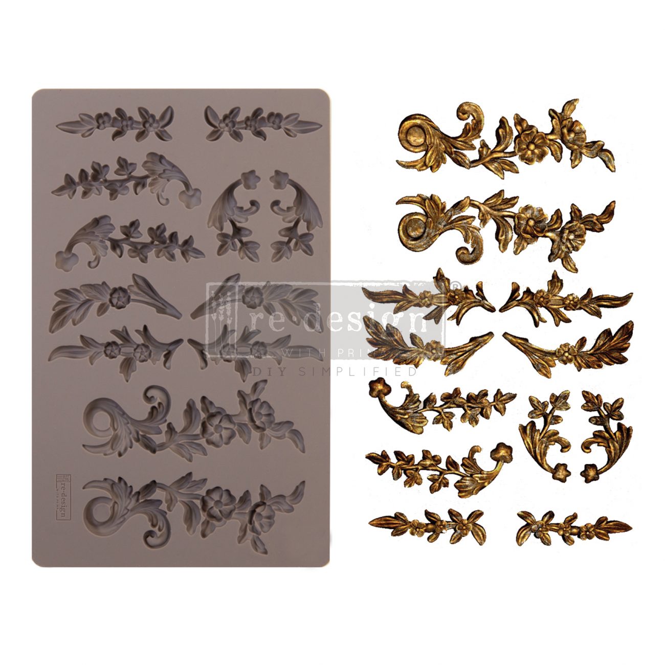 Delicate Flora - Decor Mould