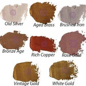 White Gold Prima Art Alchemy Metallique Decor Furniture Wax!