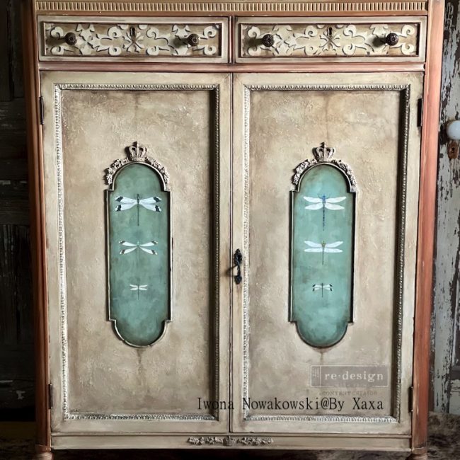 Spring Dragonfly – Rub-On Furniture Decal Mini-Transfer by Redesign with Prima!