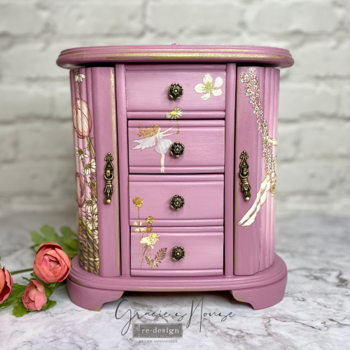 Fairy Flowers - Rub-On Furniture Decal Mini-Transfer by Redesign with Prima!