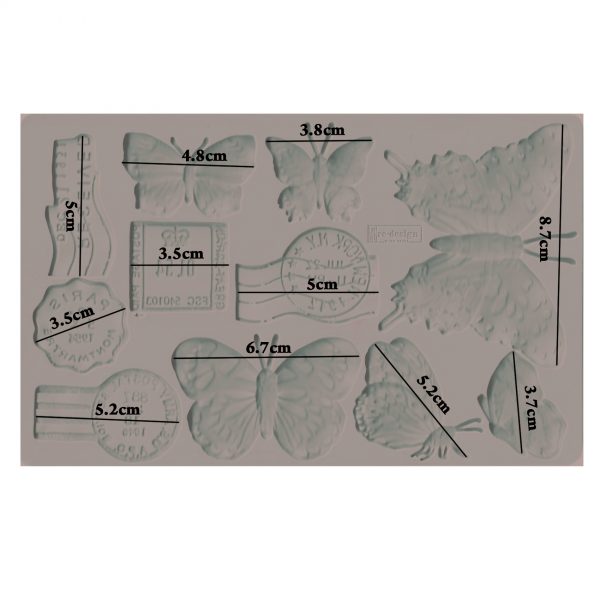 Butterfly In Flight - Decor Mould