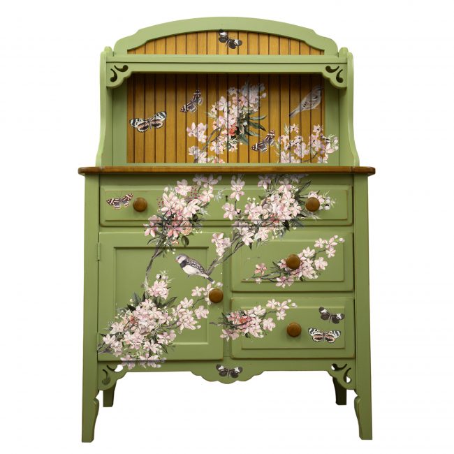 Blossom Botanica - VIP Exclusive - Rub-On Furniture Decal transfer by redesign with Prima!