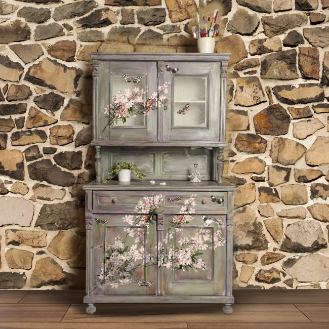Blossom Botanica - VIP Exclusive - Rub-On Furniture Decal transfer by redesign with Prima!