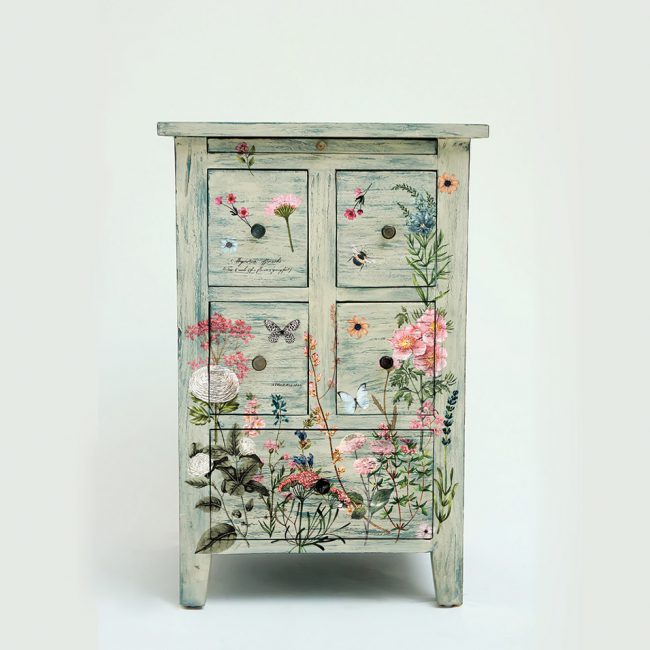 Botanical Paradise – Rub-On Furniture Decal Mini-Transfer by Redesign with Prima!