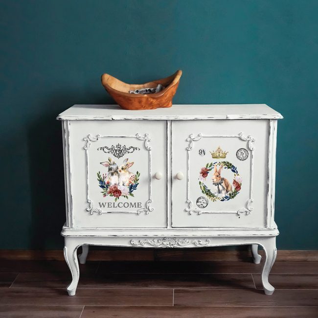 Cottontail - Rub-On Furniture Decal Mini-Transfer by Redesign with Prima!