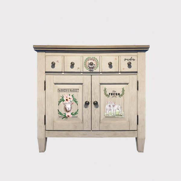 Sweet Lamb - Rub-On Furniture Decal Mini-Transfer by Redesign with Prima!