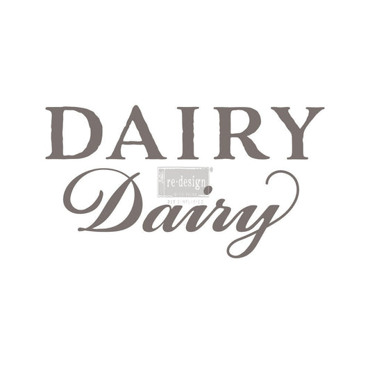 Dairy - Furniture Decal Transfer by Redesign with Prima!