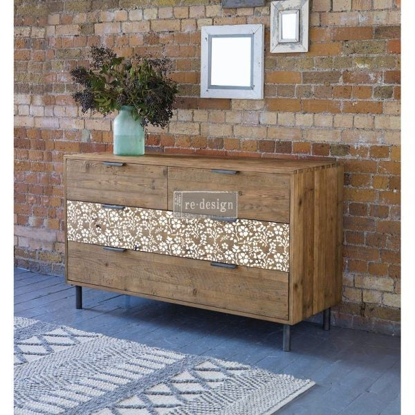 Royal Ann Garden- Stick and Style Stencil by redesign with Prima!