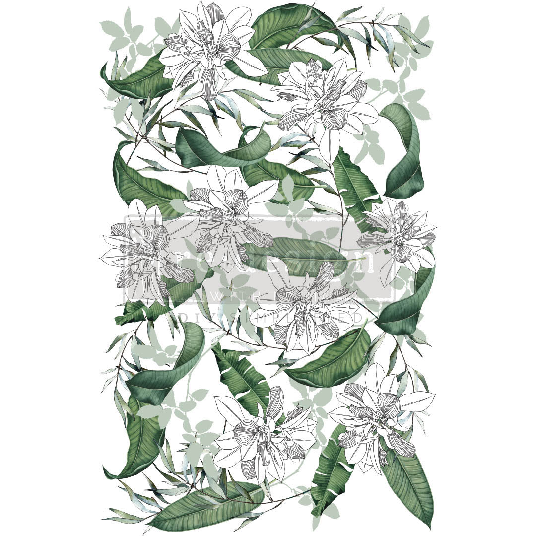 Peaceful Garden - Rub-On Decor Furniture Transfer by Redesign with Prima!