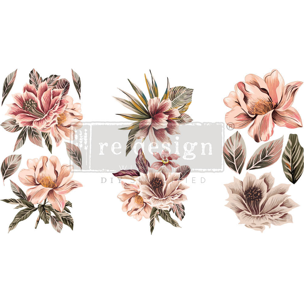 Exotica - Rub-On Furniture Decal Mini-Transfer by Redesign with Prima!