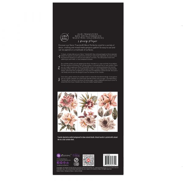 Exotica - Rub-On Furniture Decal Mini-Transfer by Redesign with Prima!