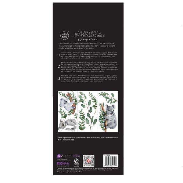 Friendly Koala - Rub-On Furniture Decal Mini-Transfer by Redesign with Prima!