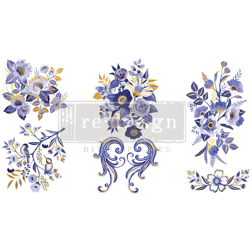Juliet - Rub-On Furniture Decal Mini-Transfer by Redesign with Prima!