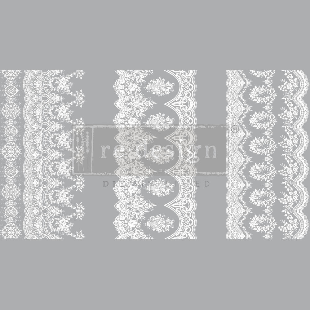 Vintage Wallpaper - Rub-On Furniture Decal Mini-Transfer by Redesign with Prima!