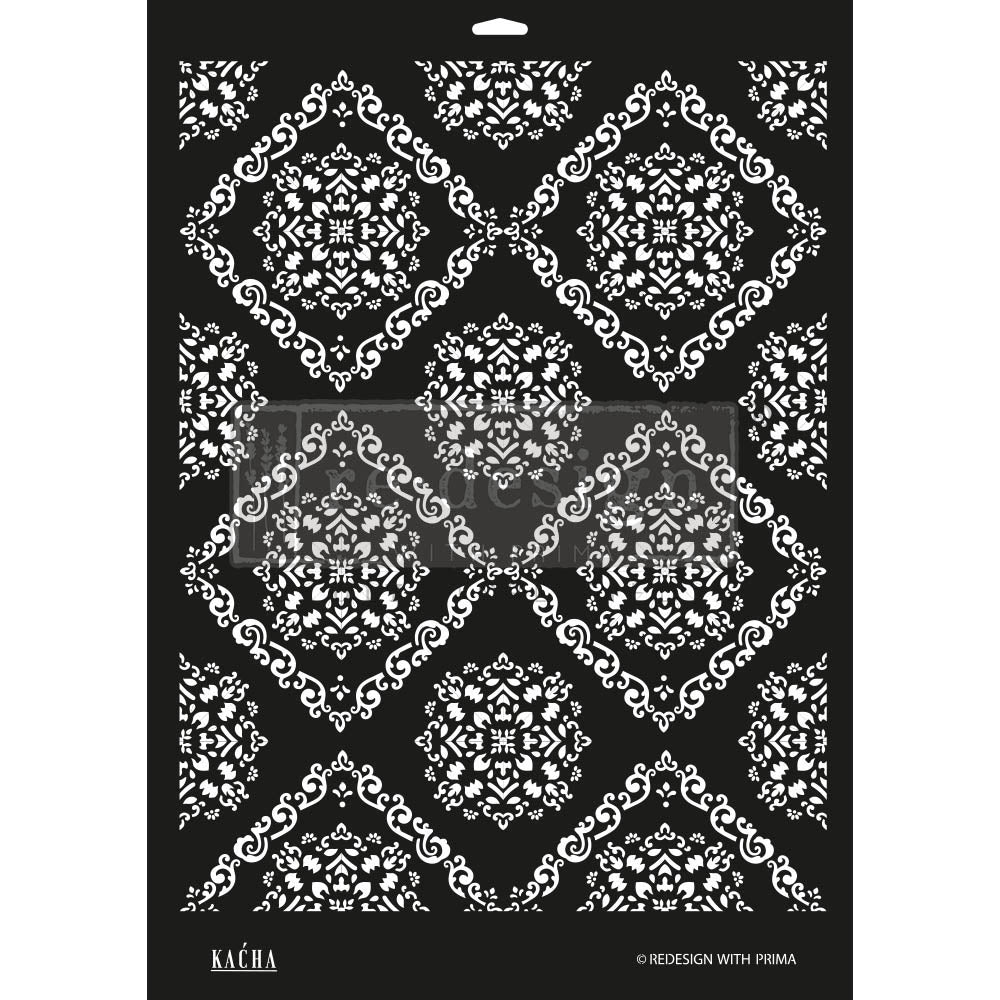 Modern Moroccan - Kacha Decor Stencil by Redesign with Prima! New Release!