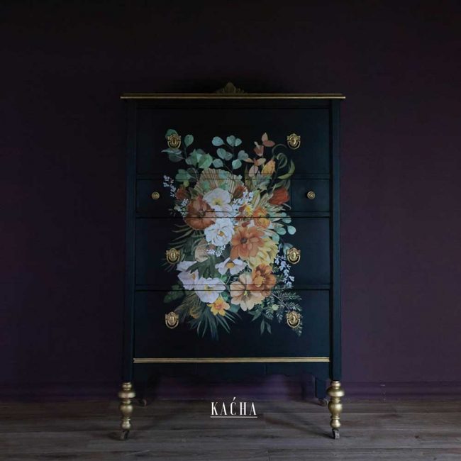 Elegant Neutrals - Kacha - Rub-On Furniture Decal Transfer by Redesign with Prima!