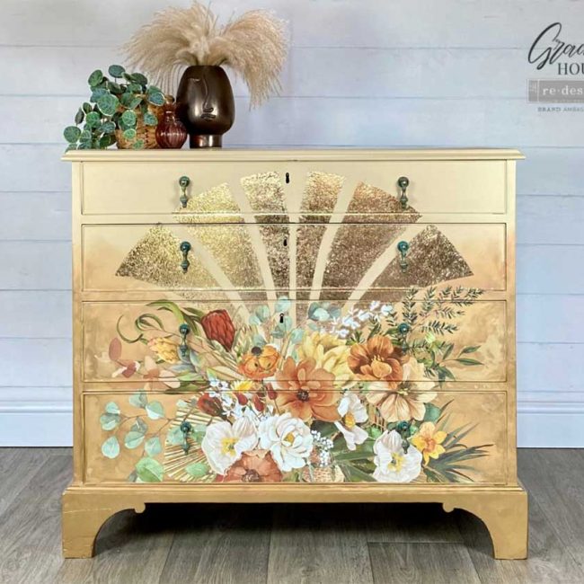 Elegant Neutrals - Kacha - Rub-On Furniture Decal Transfer by Redesign with Prima!