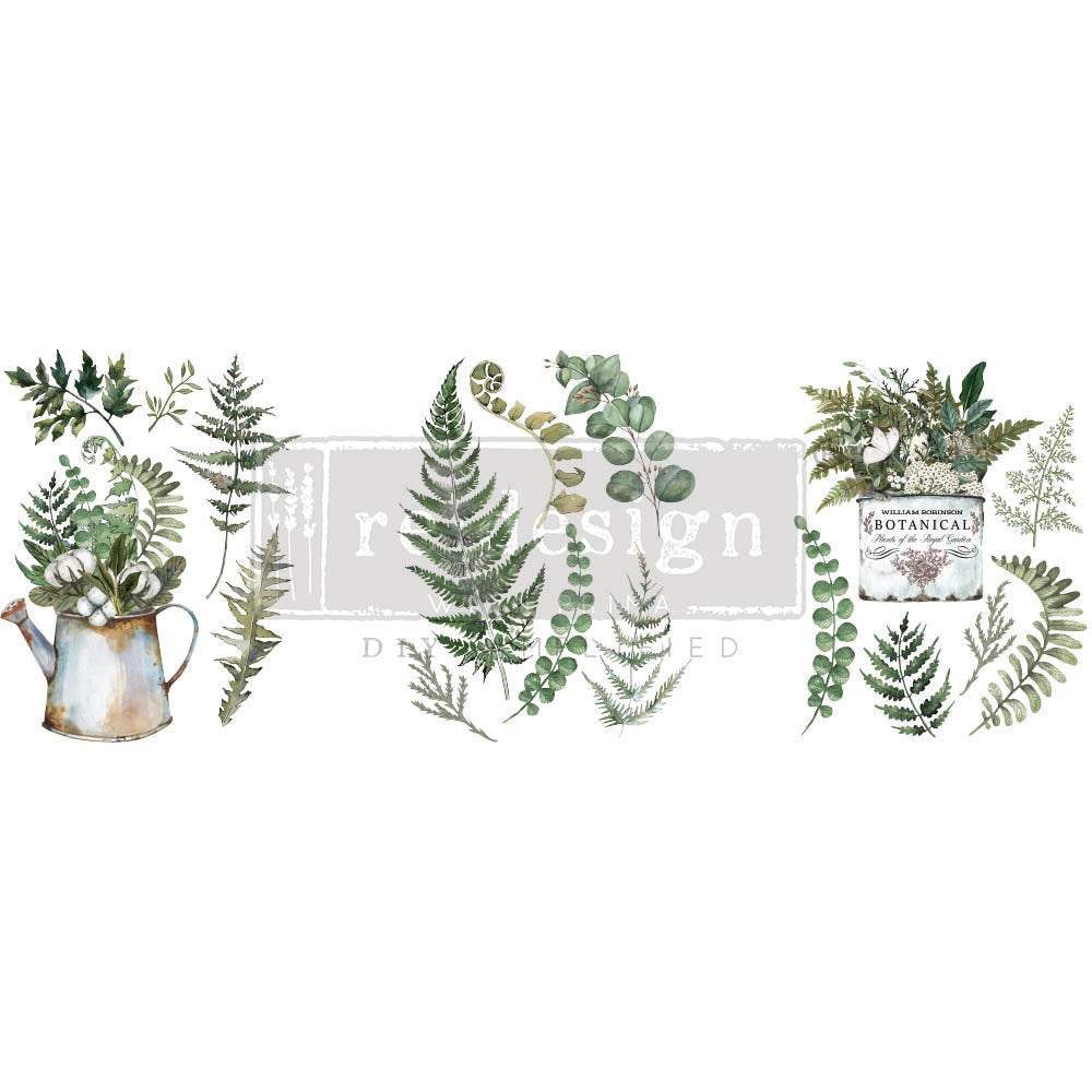 Botanical Snippets - Rub-On Decor Middy-Transfer by Redesign with Prima!