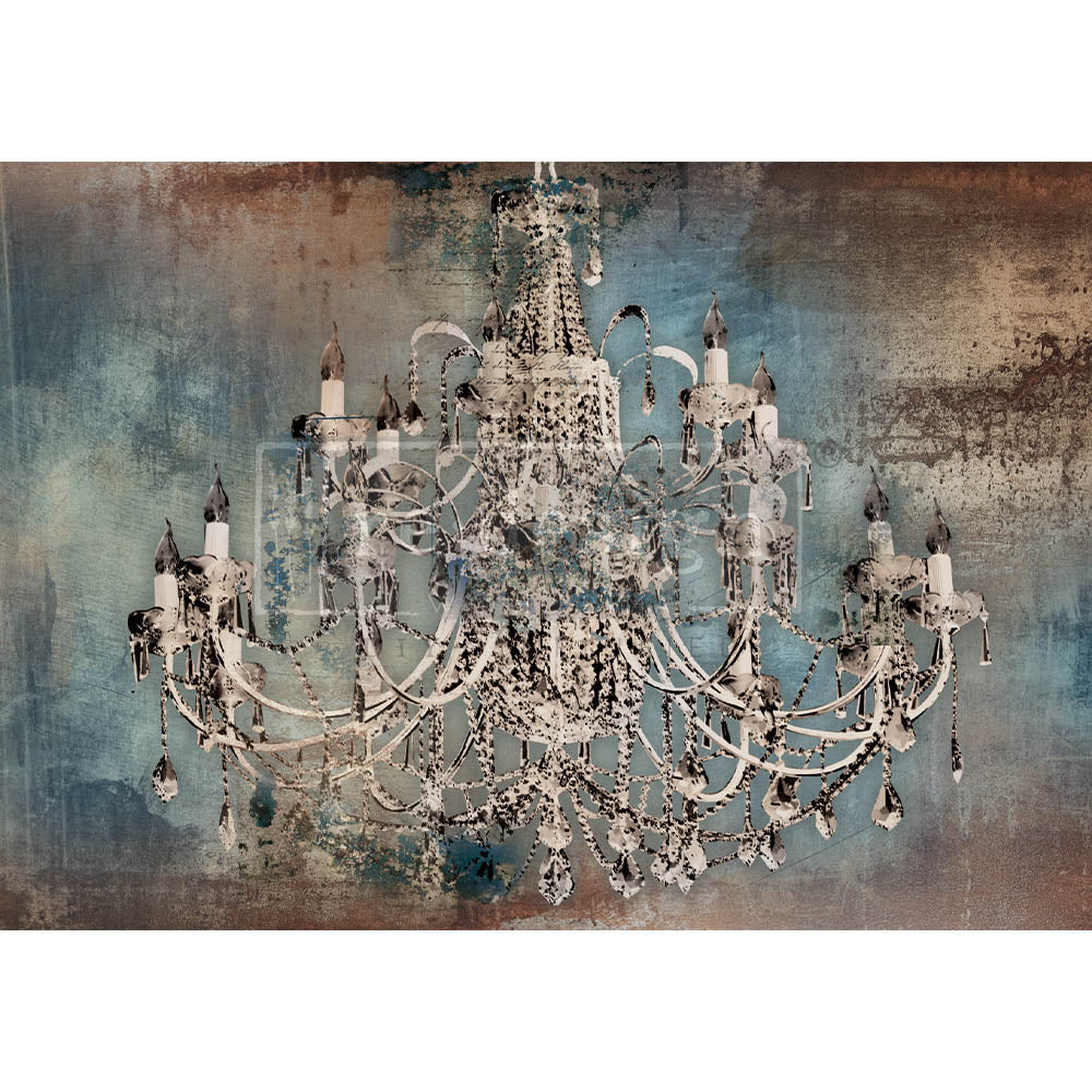 Moody Chandelier - A1 Decoupage Paper