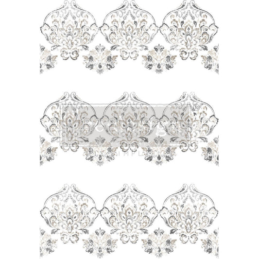 Antique Damask - Rub-On Decor Furniture Transfer by Redesign with Prima!