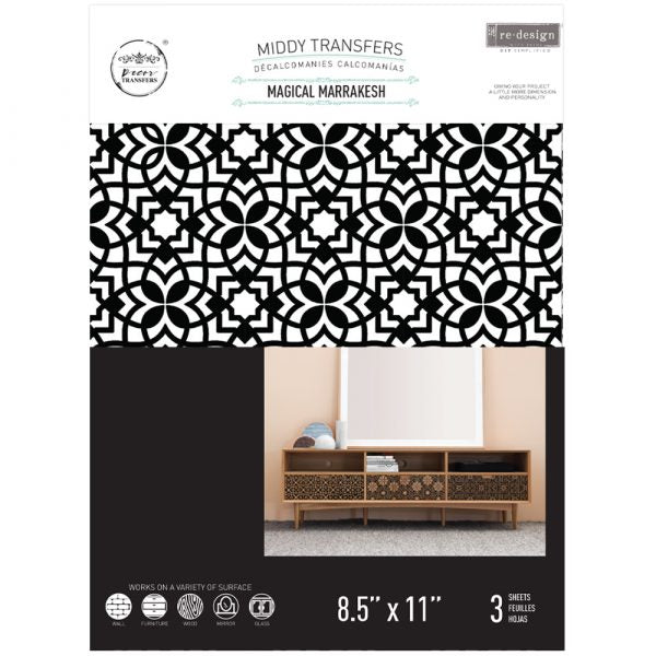 Magical Marrakesh - Rub-On Decor Middy-Transfer by Redesign with Prima!
