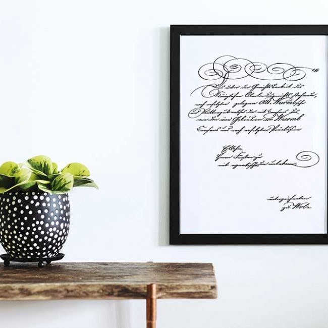 Secret Letter - Rub-On Decor Mini-Transfer by Redesign with Prima!