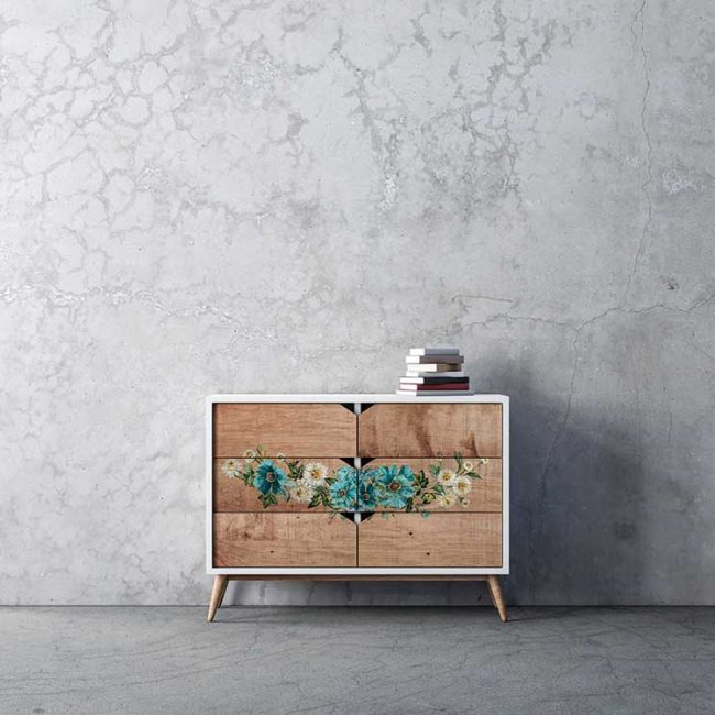 Gilded Floral - Rub-On Decor Middy-Transfer by Redesign with Prima!