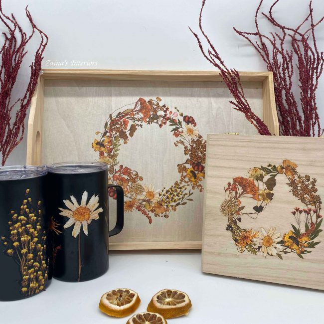 Dried Wildflowers - Rub-On Decor Middy-Transfer by Redesign with Prima!