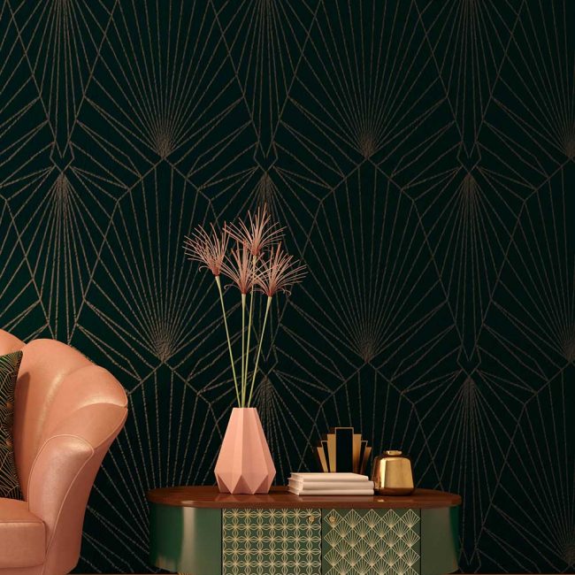 Golden Art Deco - Rub-On Decor Middy-Transfer by Redesign with Prima!